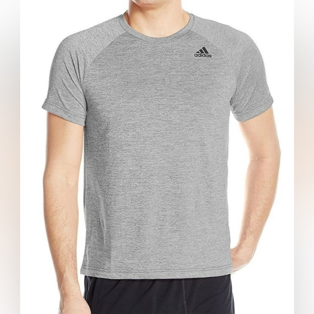 Adidas Men's Designed 2 Move Training Athletic - T Shirt - Gray - Size Large